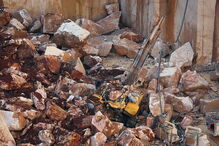 Imagens aéreas mostram tamanho da pedreira de Borba