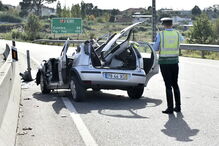 Despiste contra muro mata jovem na IP3 em Tondela