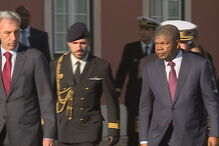 João Lourenço termina visita de Estado com deslocação à Base Naval em Lisboa