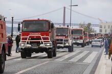 Bombeiros manifestam-se em Lisboa