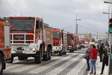 Bombeiros manifestam-se em Lisboa