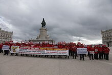 Bombeiros manifestam-se em Lisboa
