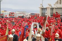 Bombeiros manifestam-se em Lisboa