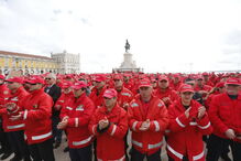 Bombeiros manifestam-se em Lisboa