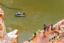 Buscas continuam em Borba para localizar corpos dos restantes desaparecidos na pedreira