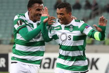 Jogo entre Qarabag e Sporting para a Liga Europa	