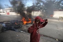 Manifestações anticorrupção no Haiti