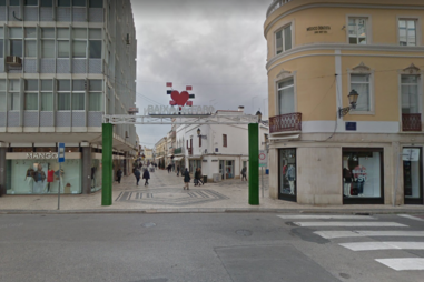 Rua Vasco da Gama, em Faro