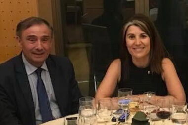 Emília Cerqueira ao lado de José Silvano 