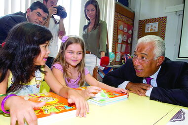 A Escola Ribeiro de Carvalho recebeu no ano passado a visita do primeiro-ministro, António Costa 