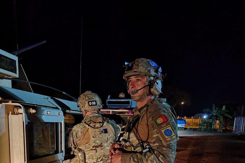 Paraquedistas portugueses em missão na República Centro Africana