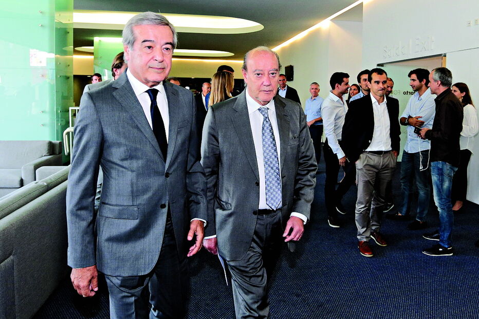 Pinto da Costa com Fernando Gomes, administrador da SAD do FC Porto