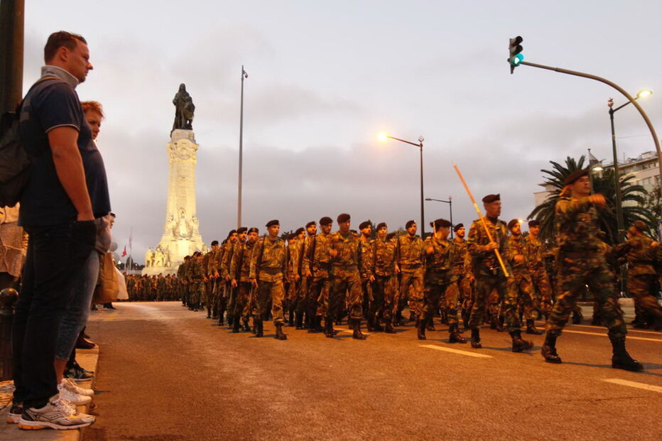 Ensaio do desfile de ‘snipers’ da Polícia 