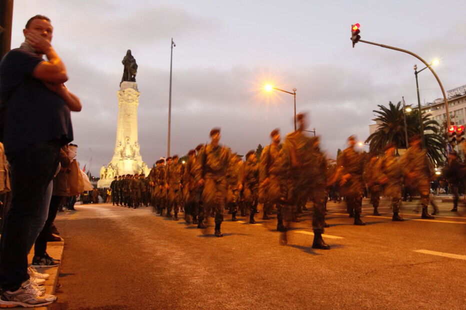 Ensaio do desfile de ‘snipers’ da Polícia 