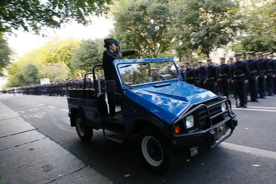 Ensaio do desfile de ‘snipers’ da Polícia 