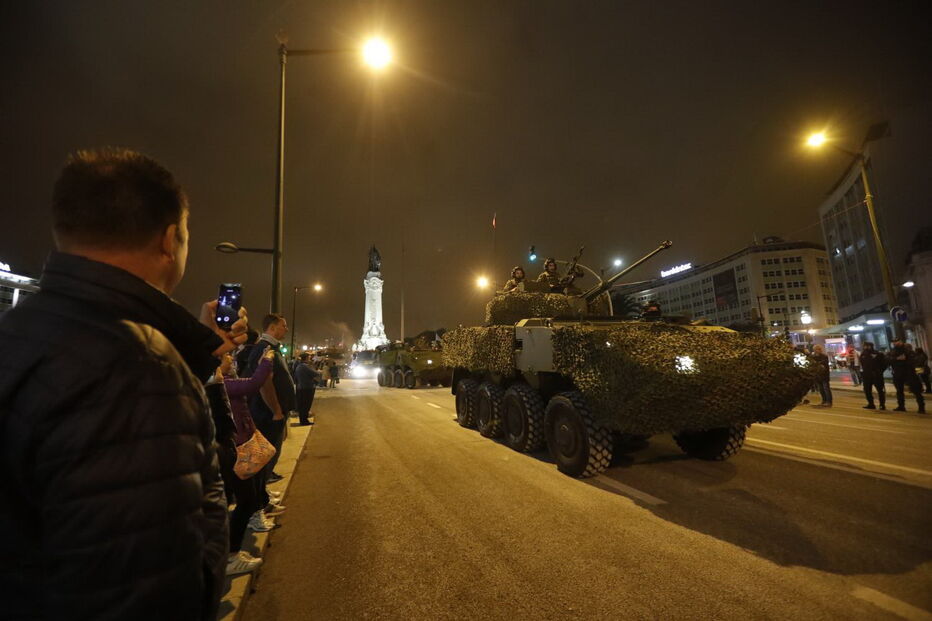 Ensaio do desfile de ‘snipers’ da Polícia 