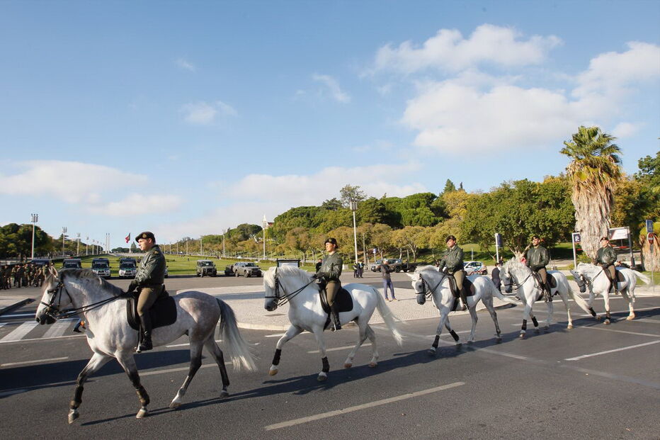 Ensaio do desfile de ‘snipers’ da Polícia 