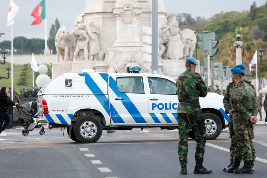 Ensaio do desfile de ‘snipers’ da Polícia 