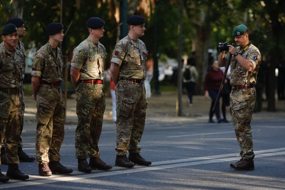 Ensaio do desfile de ‘snipers’ da Polícia 