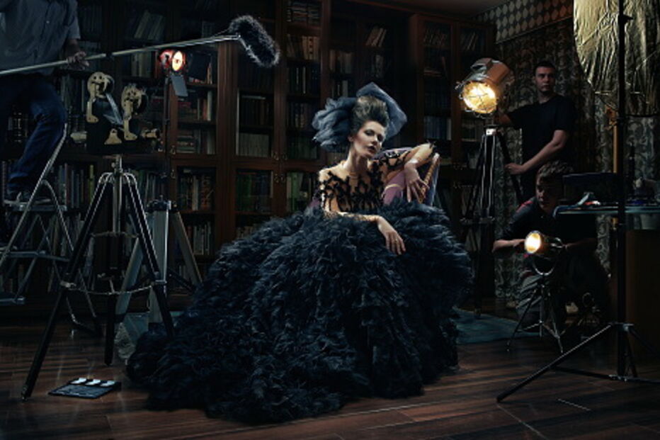 Bastidores da rodagem de um filme