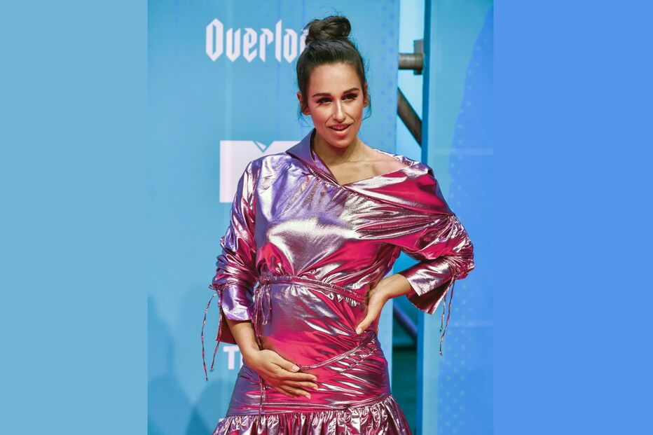 Rita Pereira na passadeira vermelha dos prémios MTV	