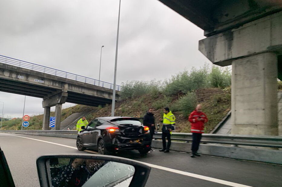 Acidente na A4 em São Mamede de Infesta