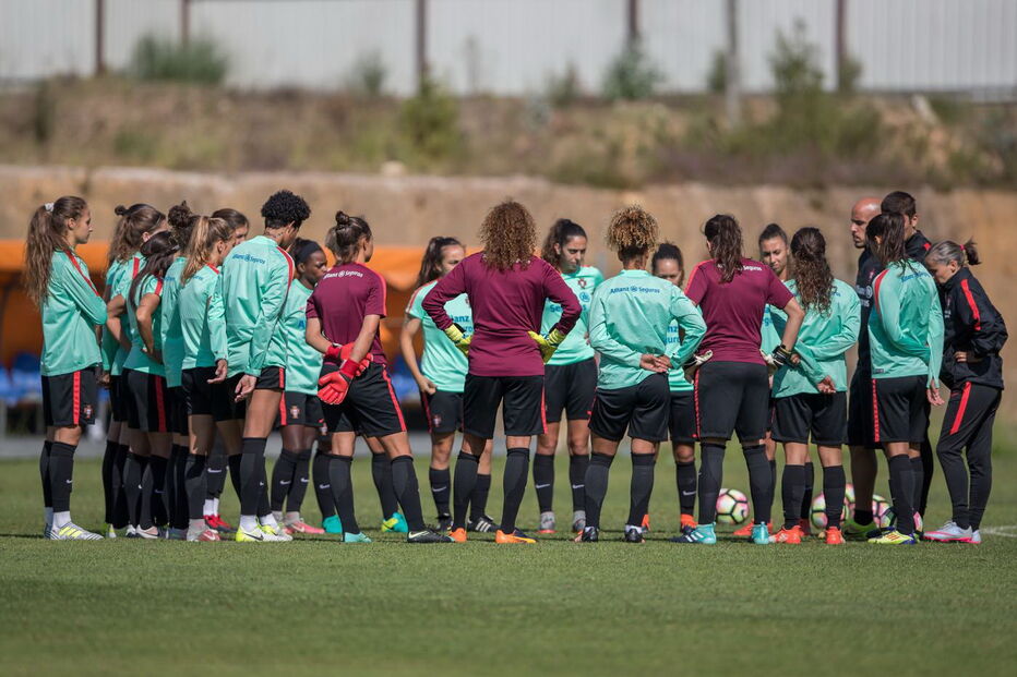Treinos da Seleção Nacional Feminina A