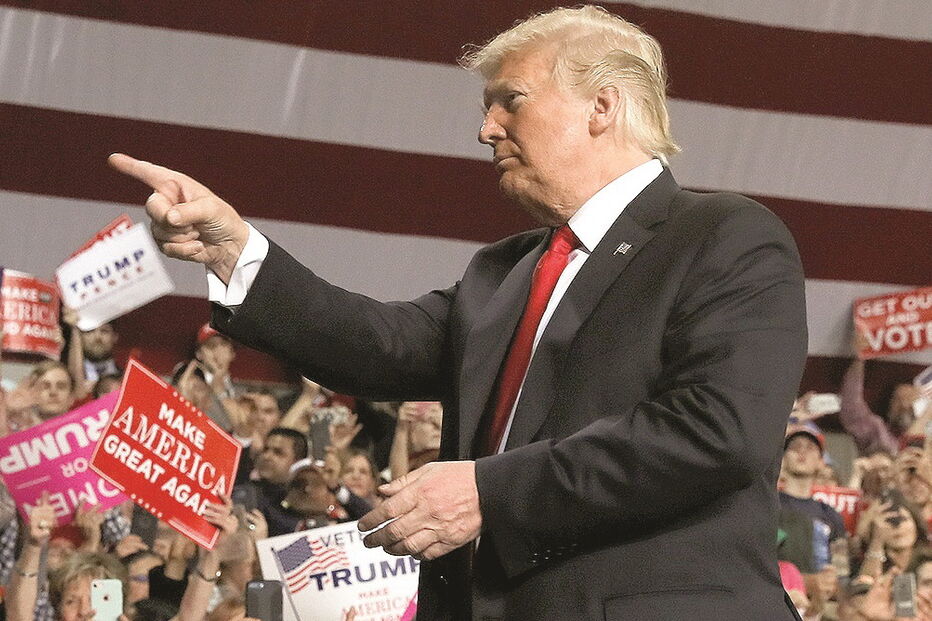 Donald Trump centrou o discurso na ameaça da imigração 