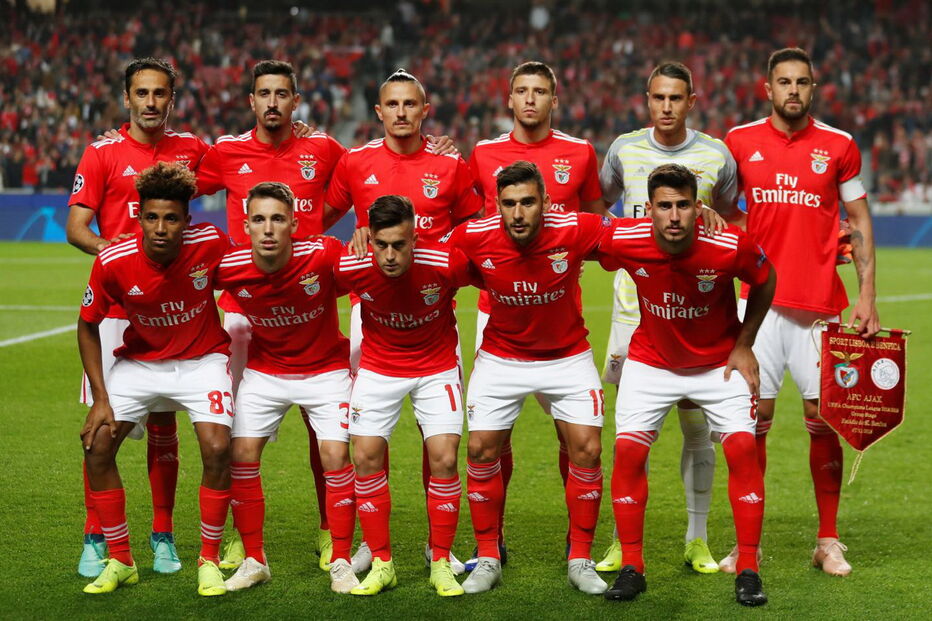O onze do Benfica para o jogo com o Ajax