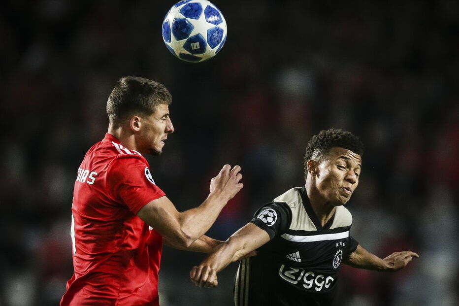 Momento do jogo Benfica - Ajax
