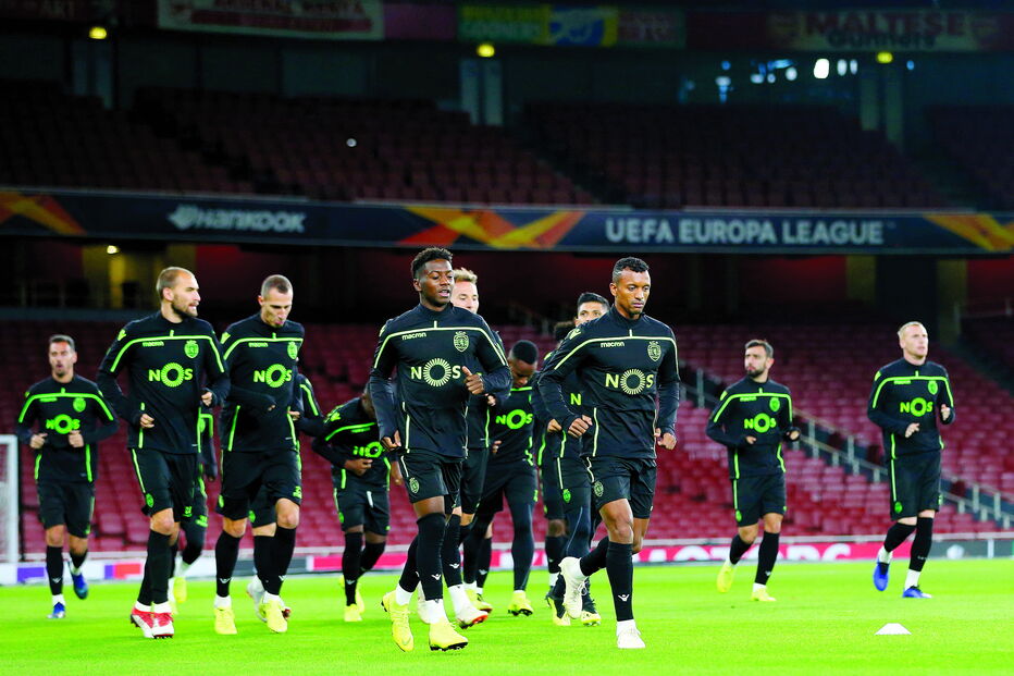 Jogadores do Sporting vão ter hoje o apoio nas bancadas de cerca de 5300 adeptos  