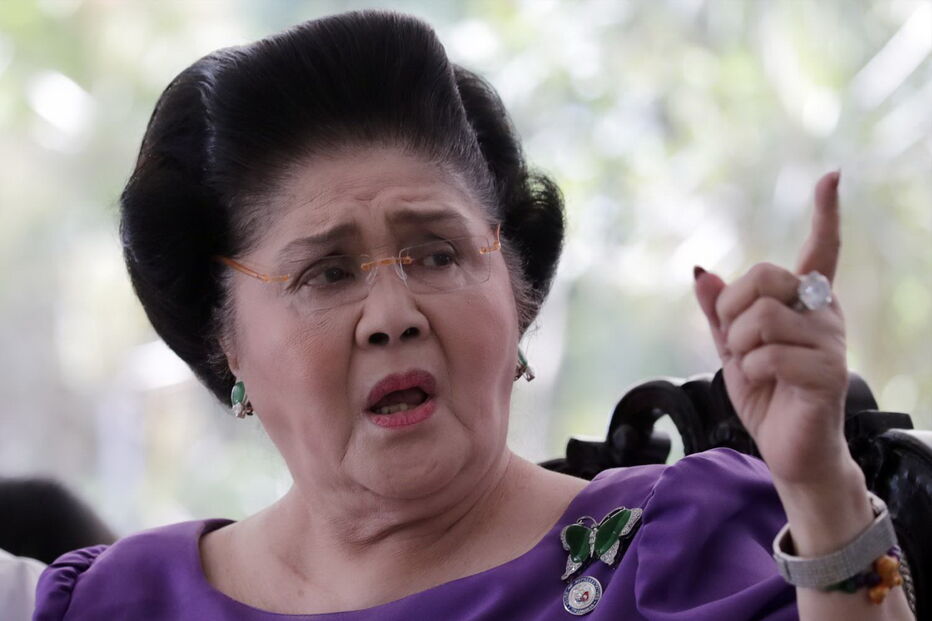 Imelda Marcos, antiga primeira-dama das Filipinas