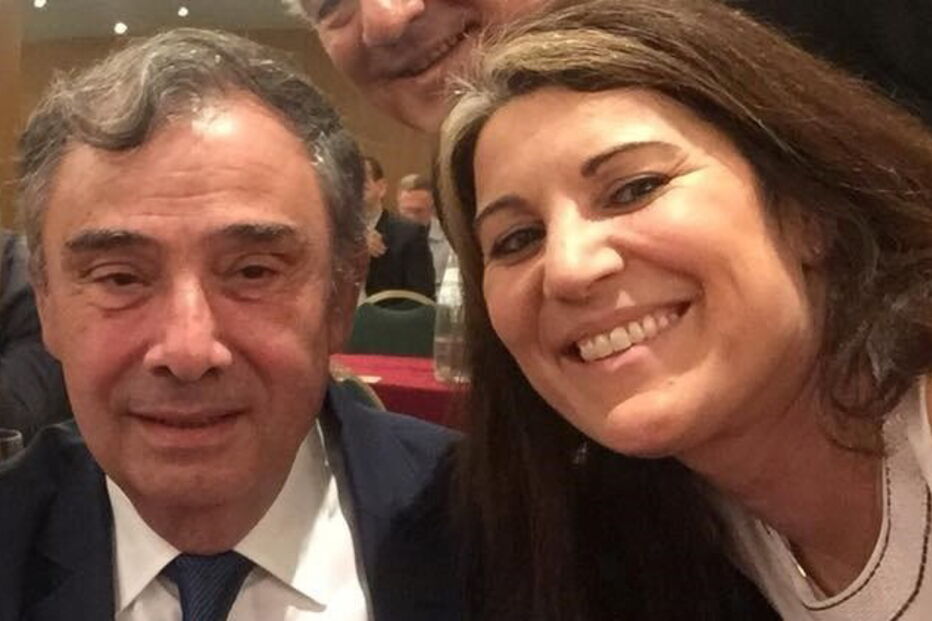 Emília Cerqueira ao lado de José Silvano 