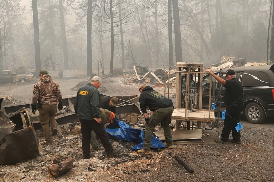 Fogo na Califórnia arrasou a localidade de Paradise Estate