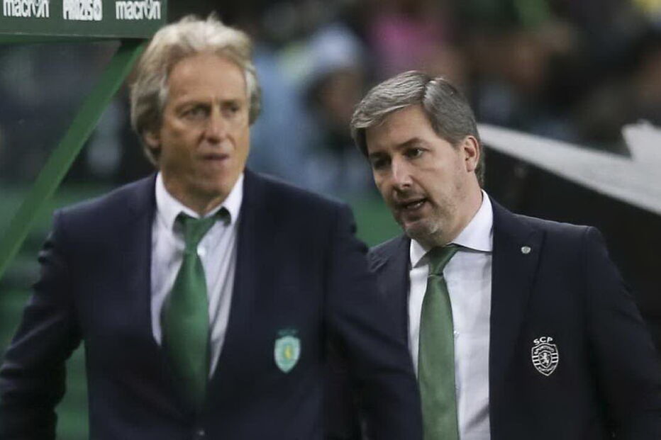Jorge Jesus e Bruno de Carvalho