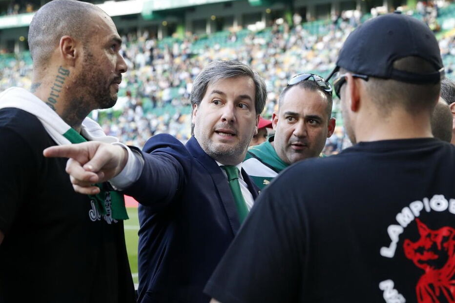 Bruno de Carvalho com Mustafá
