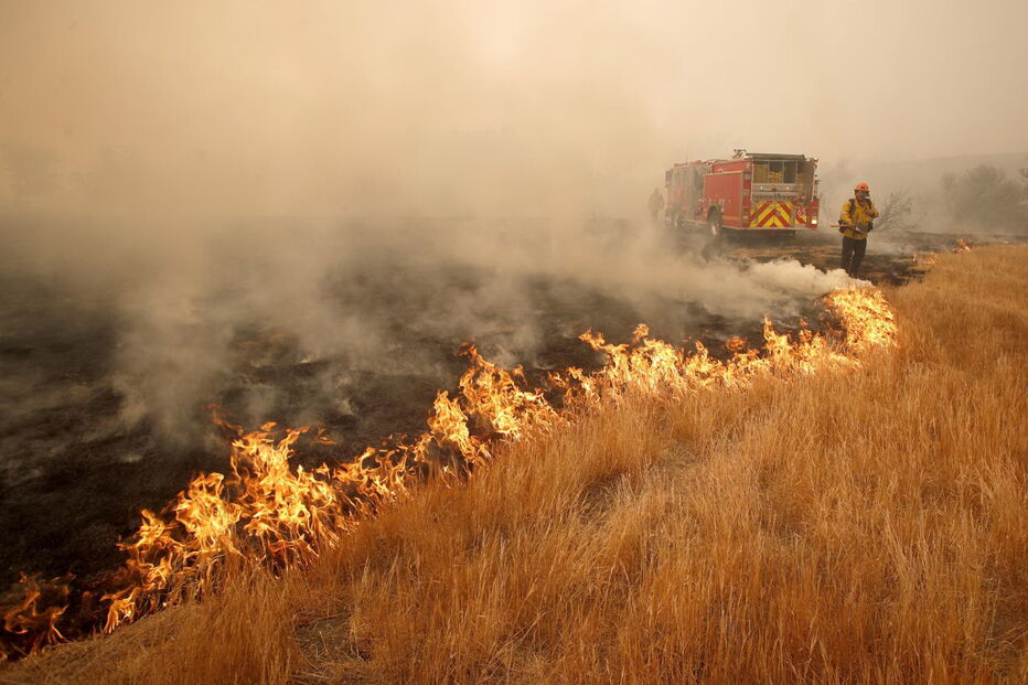 As imagens da destruição dos fogos da Califórnia