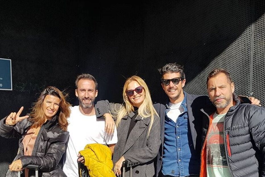 Cristina Ferreira com a equipa 