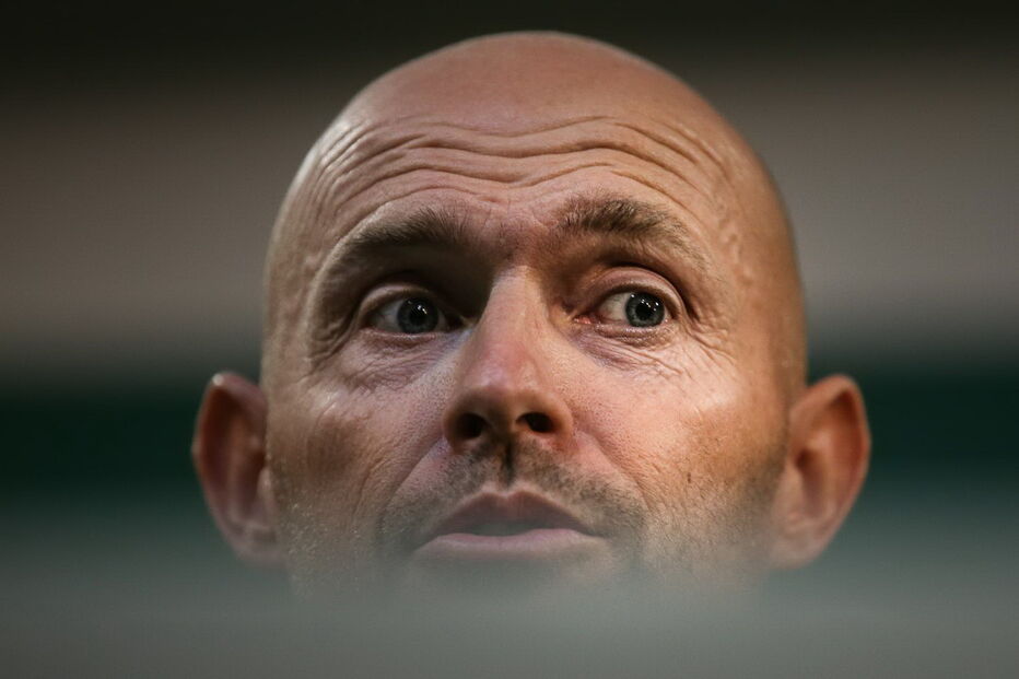 Marcel Keizer na apresentação enquanto treinador