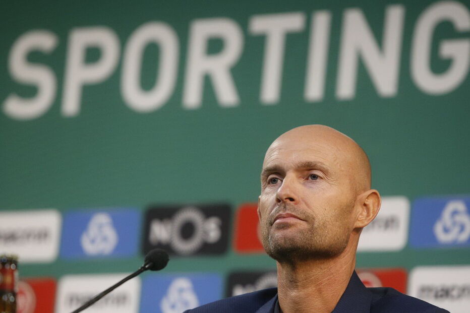 Marcel Keizer na apresentação enquanto treinador