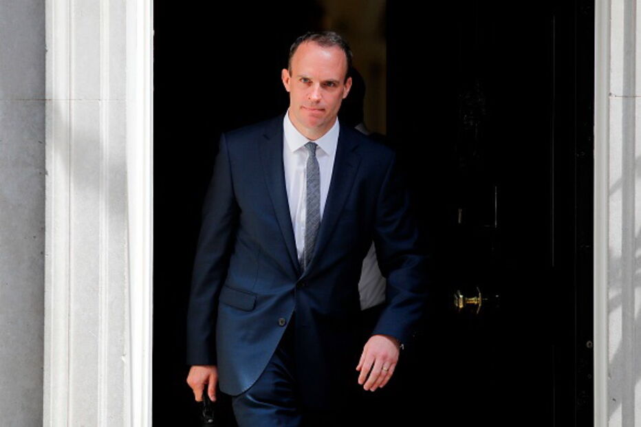 Dominic Raab, ministro do Reino Unido para a saída da UE