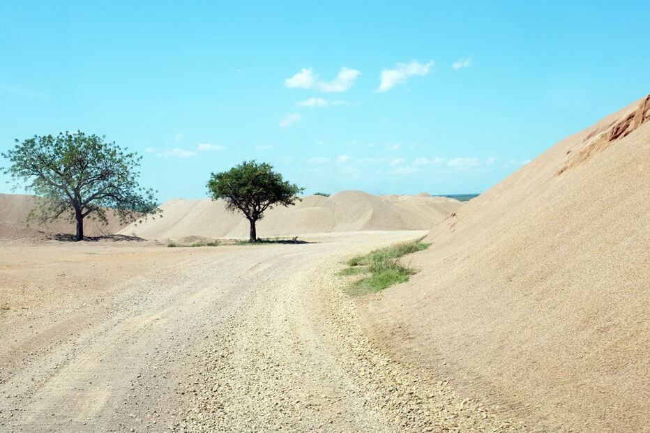 Local na pedreira abandonada onde foi encontrado o corpo de José Paulo Antunes Caetano