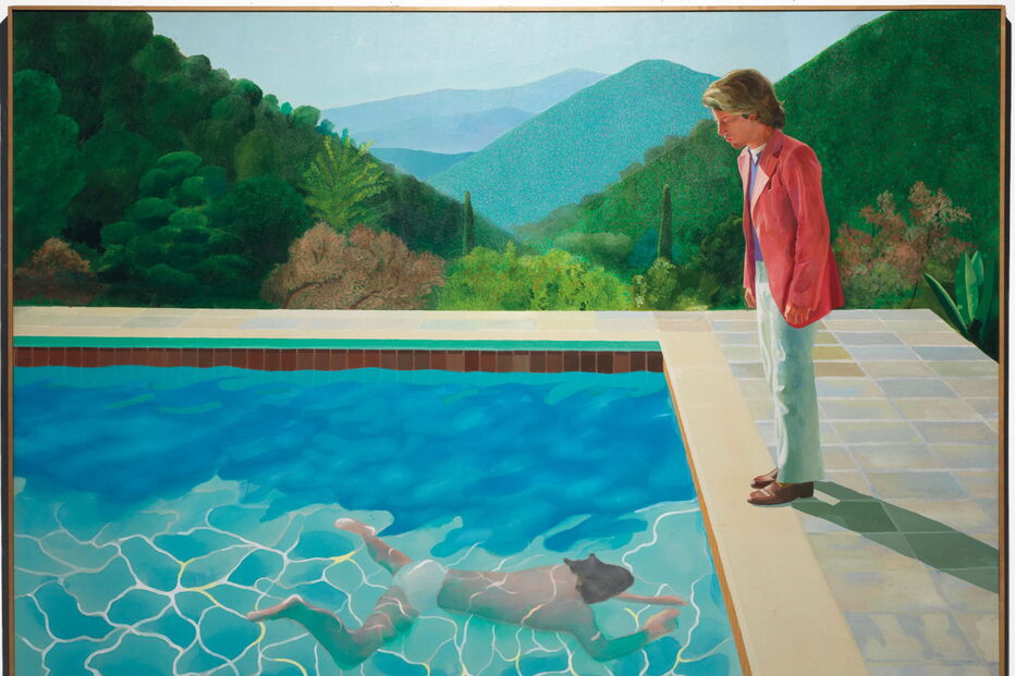 A obra Portrait of an Artist (Pool With Two Figures), de David Hockney
