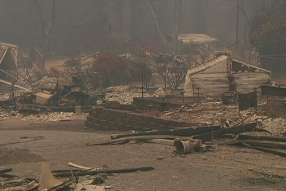 Estado da Califórnia, EUA, Incêndio