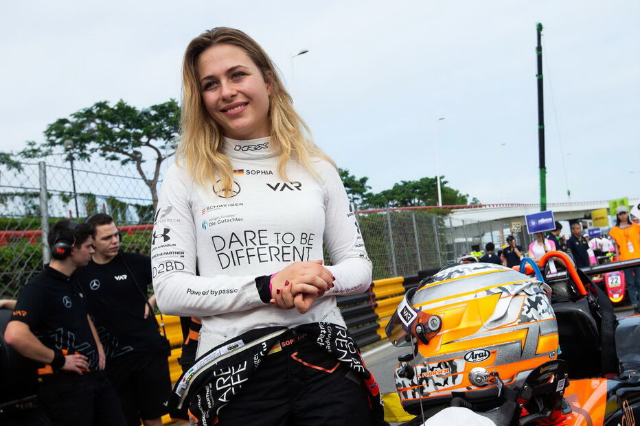 Sophia Floersh no GP de Macau