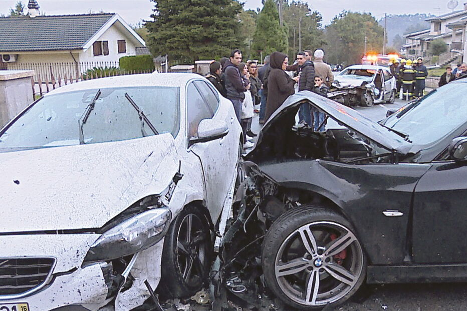 Colisão brutal em Santa Maria da Feira ceifou a vida a uma mulher de 78 anos e deixou a filha ferida   