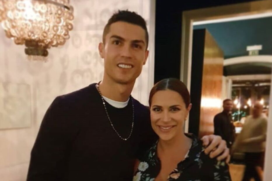 Cristiano Ronaldo com Dânia Neto