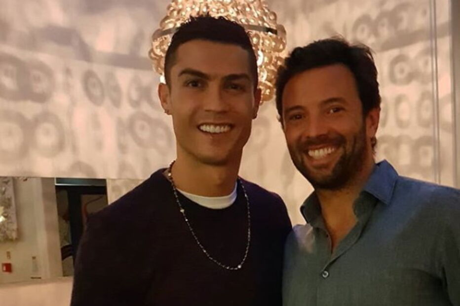 Cristiano Ronaldo com Dânia Neto
