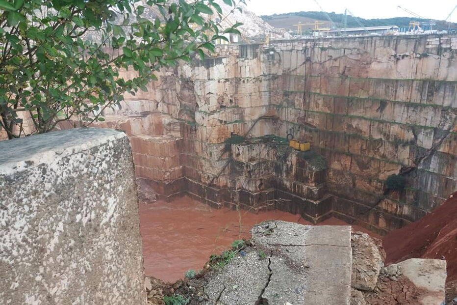 Troço de estrada abateu entre Borba e Vila Viçosa