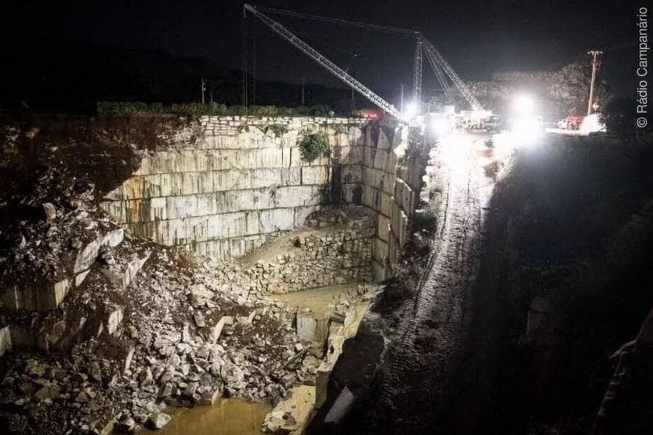 Imagens mostram buscas em Borba